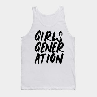 Girls' Generation Brush (Black) Tank Top